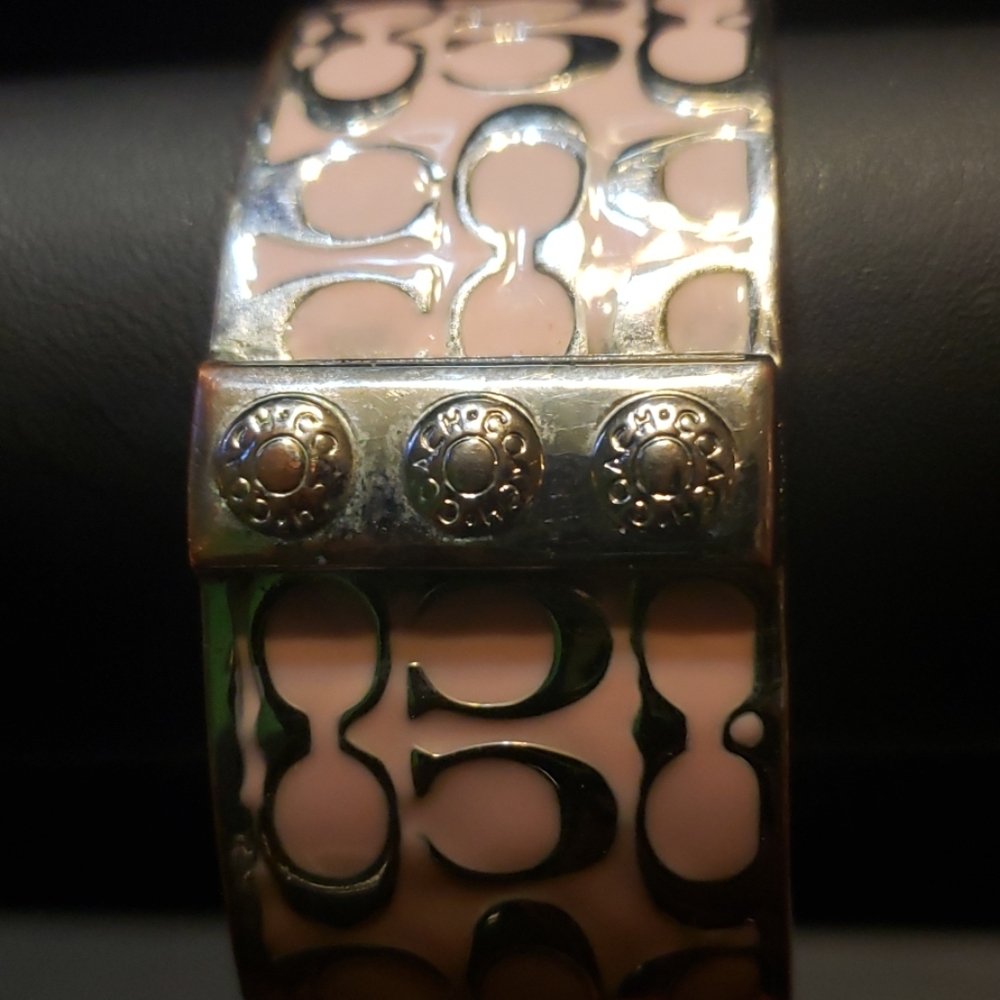 Vintage Coach Bangle Bracelet - Picture 2 of 8